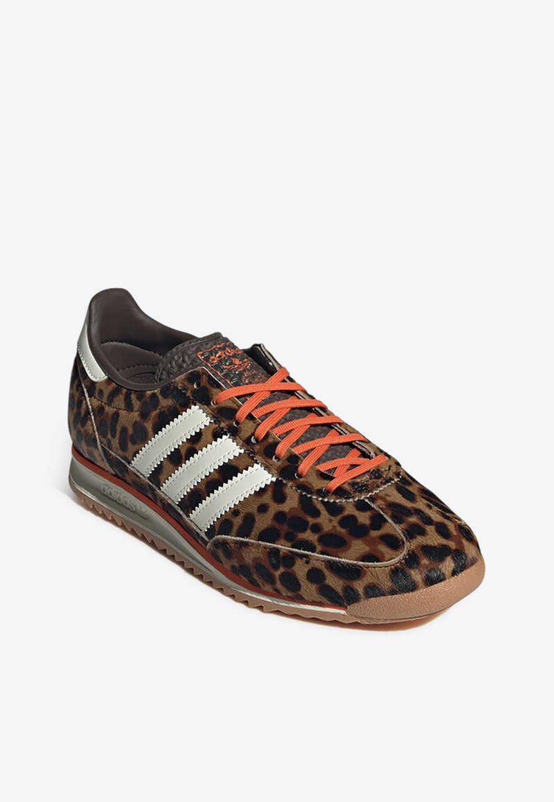 Adidas Originals SL 72 OG Leopard Print Sneakers Brown JI0189LE/R_ADIDS-DO