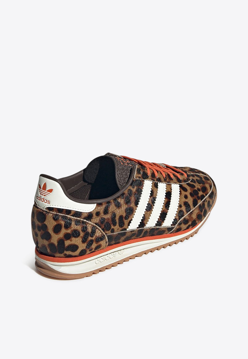 Adidas Originals SL 72 OG Leopard Print Sneakers Brown JI0189LE/R_ADIDS-DO
