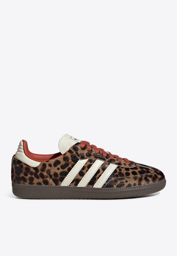 Adidas Originals Samba OG Leopard Low-Top Sneakers Multicolor JI2734LE/R_ADIDS-CP_603-3.5