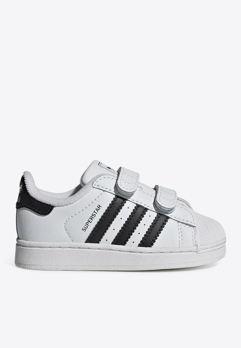 Adidas Kids Babies Superstar Low-Top Sneakers White JI3990LE/R_ADIDS-FC