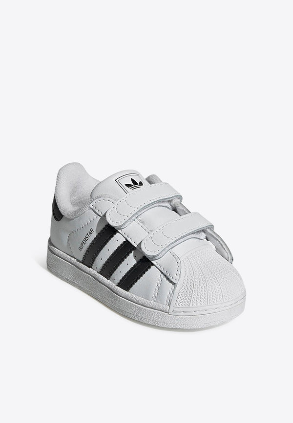 Adidas Kids Babies Superstar Low-Top Sneakers White JI3990LE/R_ADIDS-FC