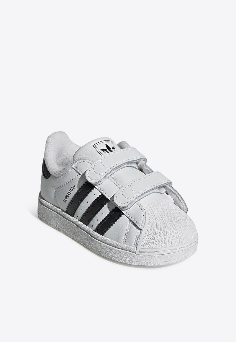 Adidas Kids Babies Superstar Low-Top Sneakers White JI3990LE/R_ADIDS-FC