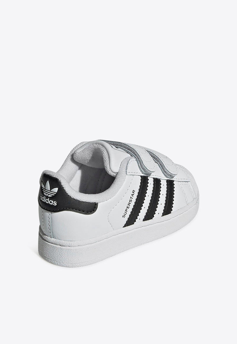 Adidas Kids Babies Superstar Low-Top Sneakers White JI3990LE/R_ADIDS-FC
