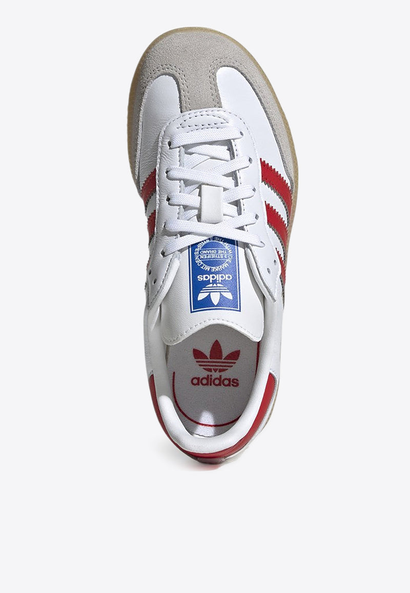 Adidas Kids Boys Samba OG Low-Top Sneakers White JI4465LE/P_ADIDS-WR