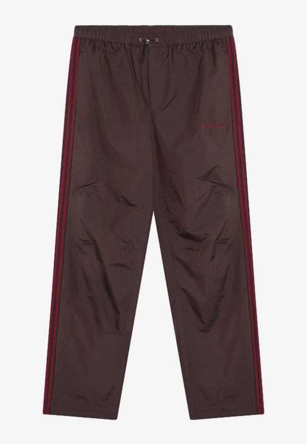 Adidas Originals X Wales Bonner Embroidered Logo Track Pants Brown JJ2930PL/P_ADIST-NB