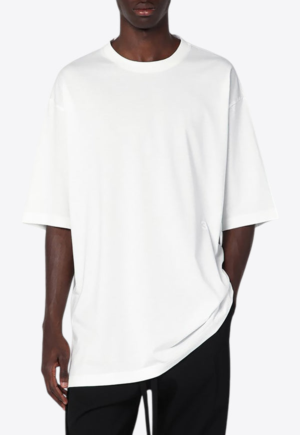 Y-3 Logo Print Boxy T-shirt White JM7817CO/R_ADIDY-CW