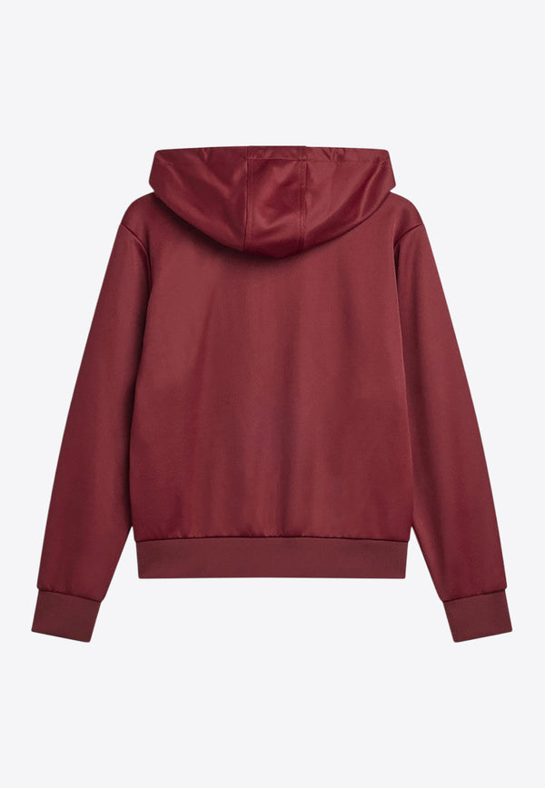 Adidas Originals X Wales Bonner Zip-Up Hooded Sweatshirt Bordeaux JM8298PL/Q_ADIST-CB