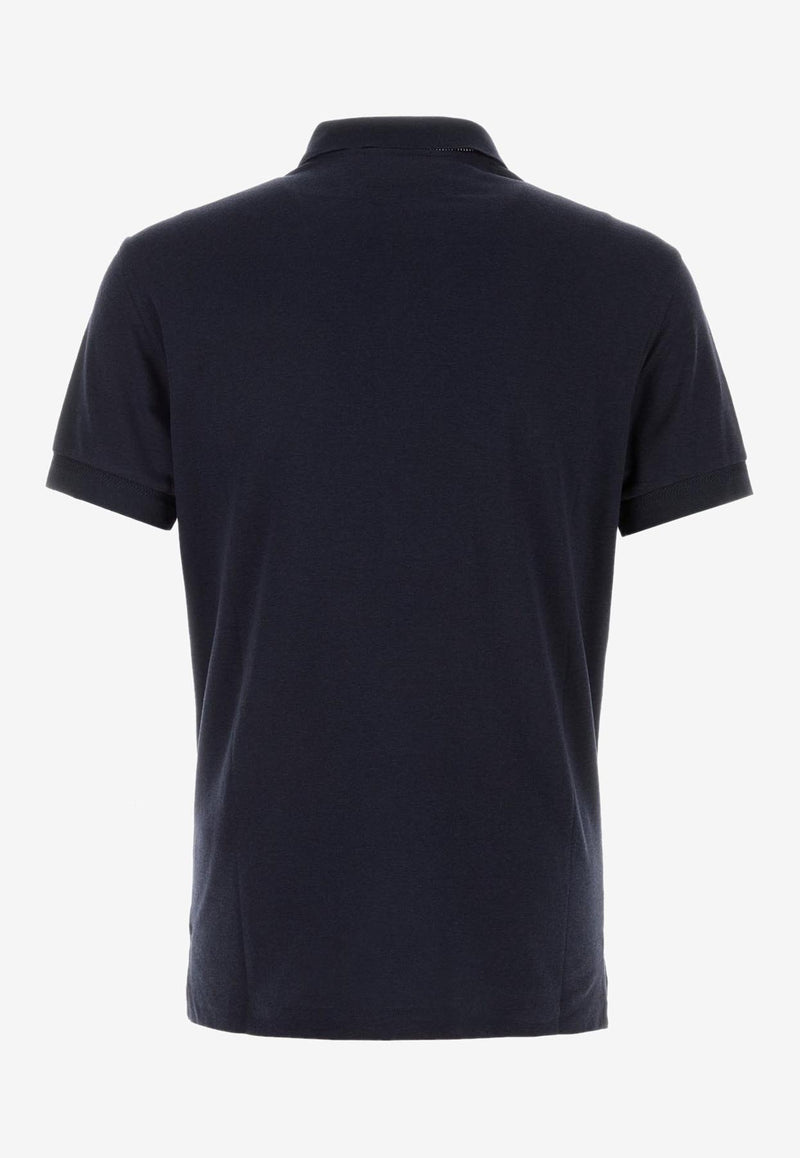 Tom Ford Short-Sleeved Polo T-shirt JPS010-JMC047S25 HB900 Blue