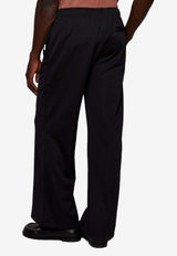 JW Anderson Straight-Leg Pintuck Track Pants Black JR0051_BLACK