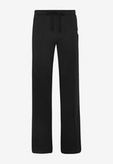 JW Anderson Straight-Leg Pintuck Track Pants Black JR0051_BLACK