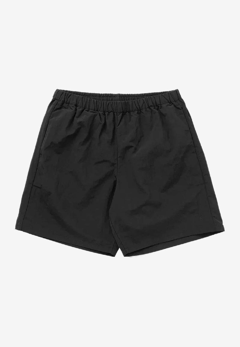 JW Anderson Waffle Ribbed Shorts Black JR0059_BLACK
