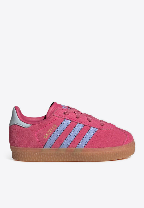 Adidas Kids Babies Gazelle Low-Top Suede Sneakers Pink JR5938SUE/R_ADIDS-SB