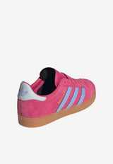 Adidas Kids Girls Gazelle Suede Low-Top Sneakers Pink JR5944_HOT PINK