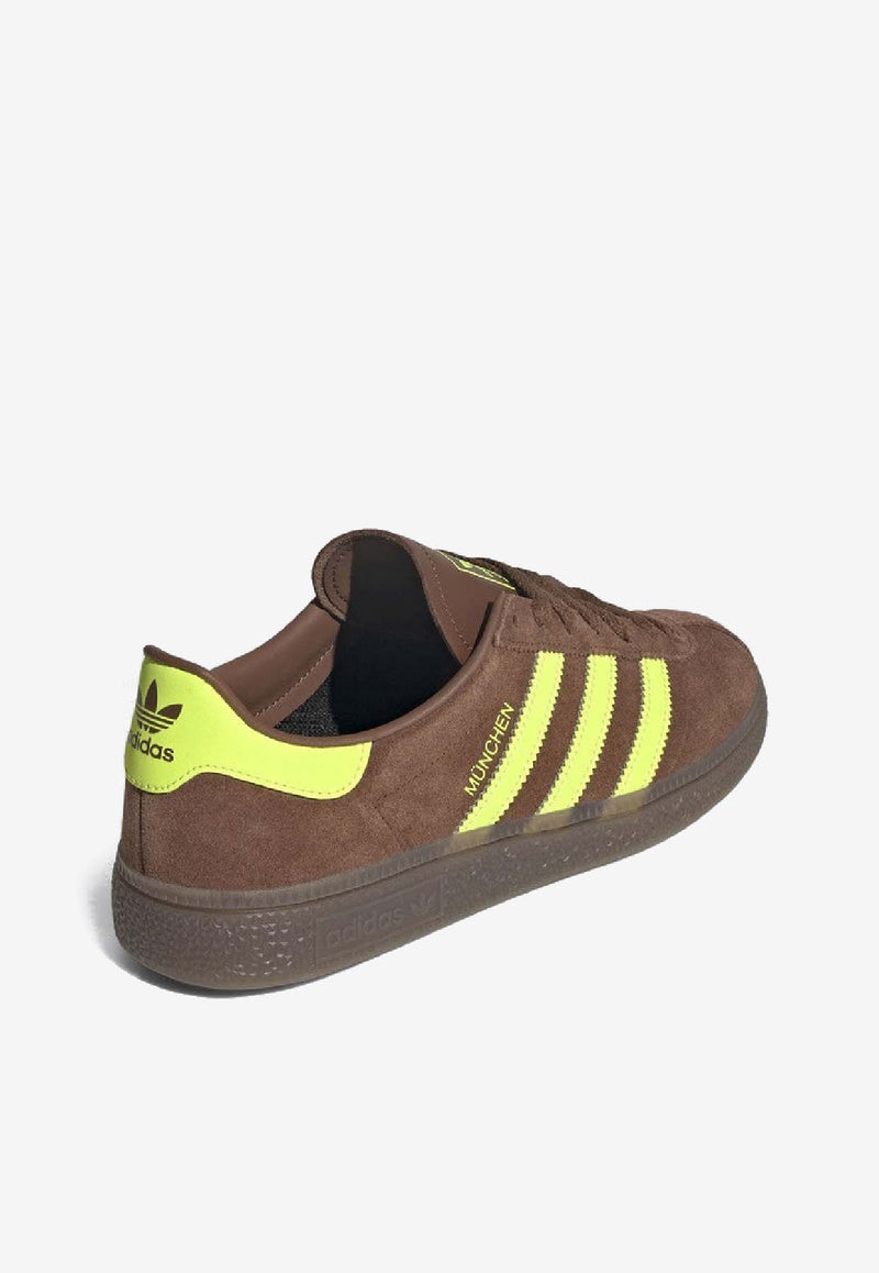 Adidas Originals Muenchen Low-Top Suede Sneakers Brown JS3996SUE/R_ADIDS-PS