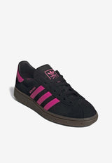 Adidas Originals Muenchen Low-Top Suede Sneakers Black JS4000SUE/R_ADIDS-CL