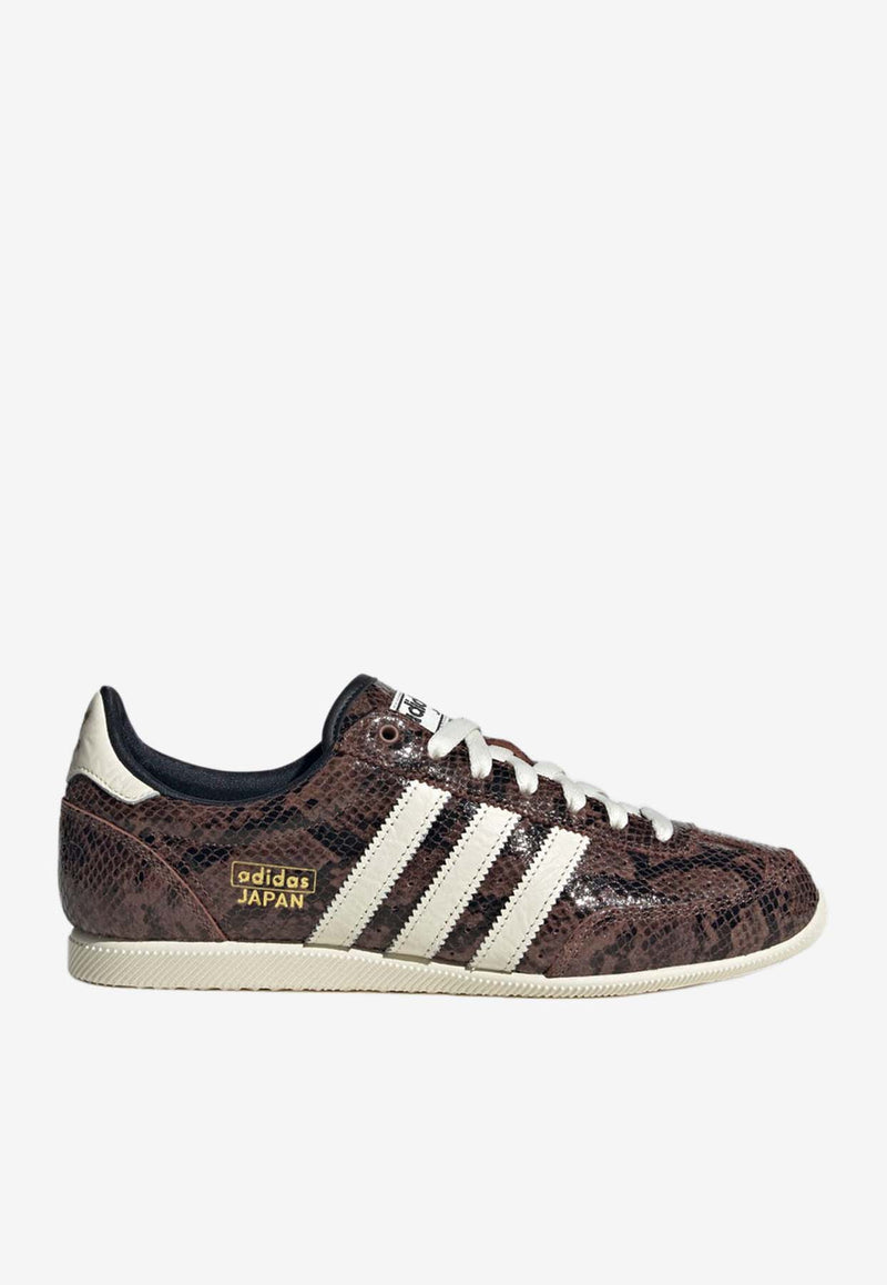 Adidas Originals Japan Snakeskin Low-Top Sneakers Brown JS4022LE/R_ADIDS-PC