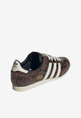 Adidas Originals Japan Snakeskin Low-Top Sneakers Brown JS4022LE/R_ADIDS-PC