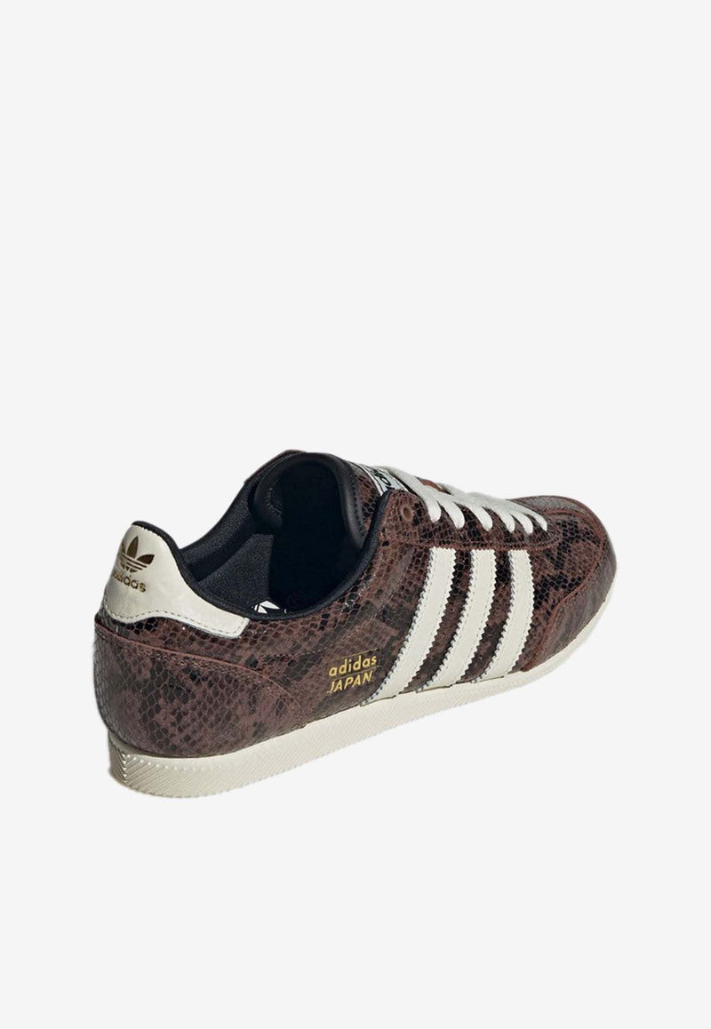 Adidas Originals Japan Snakeskin Low-Top Sneakers Brown JS4022LE/R_ADIDS-PC
