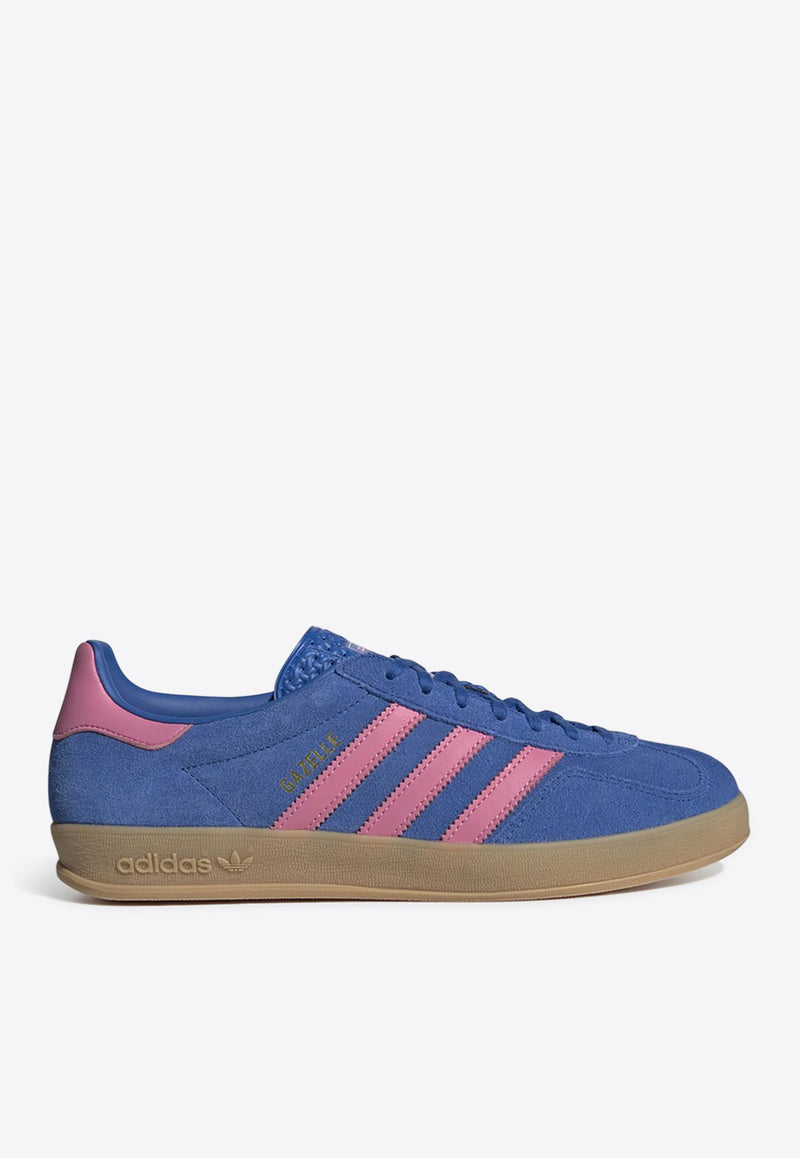 Adidas Originals Gazelle Indoor Suede Low-Top Sneakers Blue JS4144LE/Q_ADIDS-BL