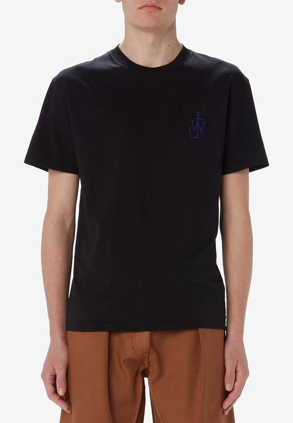 JW Anderson Graphic Print Anchor T-shirt  Black JT0241_PG1387_999