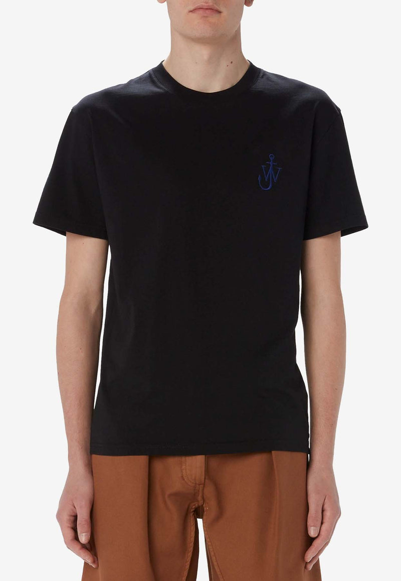 JW Anderson Graphic Print Anchor T-shirt  Black JT0241_PG1387_999