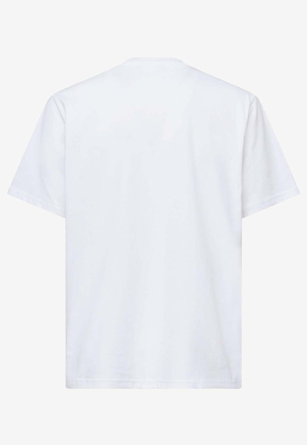 JW Anderson Anchor Embroidered Crewneck T-shirt White JT0257_WHITE