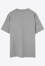 JW Anderson Flocked Logo T-shirt Gray JT0258PG1510907_GREY
