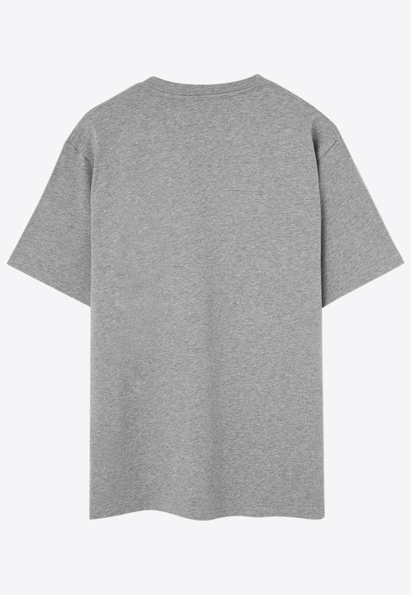 JW Anderson Flocked Logo T-shirt Gray JT0258PG1510907_GREY