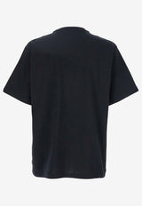 JW Anderson Logo Embroidered T-shirt Black JT0258_BLACK