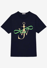 Crewneck T-shirt with Logo-Print