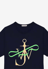 Crewneck T-shirt with Logo-Print