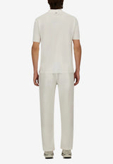 Herno Knitted Polo T-shirt White JV000004U_WHITE