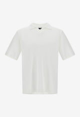 Herno Knitted Polo T-shirt White JV000004U_WHITE