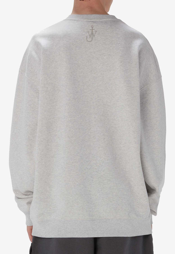 JW Anderson Graphic Print Sweatshirt Gray JW0182_PG1598_905