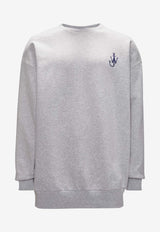 JW Anderson Graphic Print Anchor Sweatshirt  Gray JW0209_PG1386_905