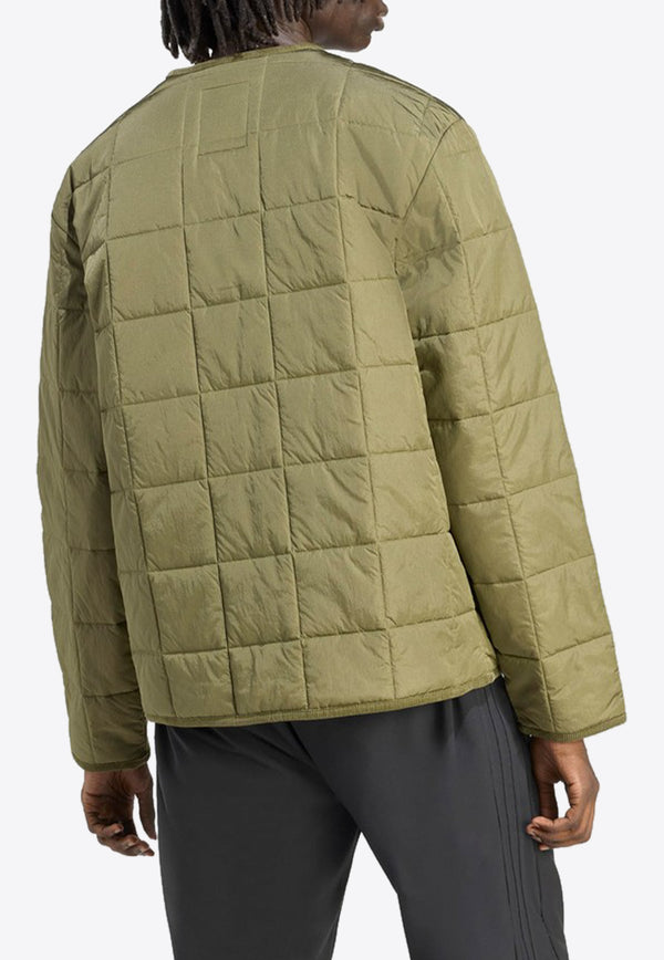 Adidas Originals Quilted Nylon Jacket Green JW5818PL/R_ADIDS-FO
