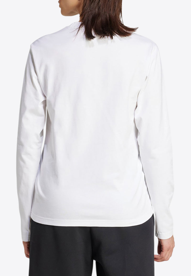 Adidas Originals Long-Sleeved Essentials T-shirt White JW7454CO/R_ADIDS-WHT