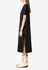 Zadig & Voltaire Zaid Midi T-shirt Dress Black JWDR01069_BLACK