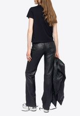 Zadig & Voltaire Alys Voltaire Print T-shirt Black JWTS02837_BLACK