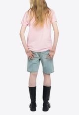 Zadig & Voltaire Edwin Rock n Roll Print T-shirt Pink JWTS02868_PINK