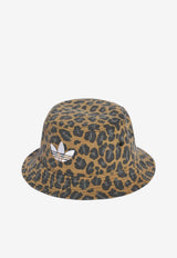 Adidas Originals Leopard Print Bucket Hat Brown JX0603PL/R_ADIDS-BB