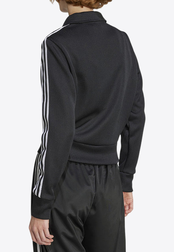 Adidas Originals Signature Stripes Zip-Up Sweatshirt Black JY2613PL/R_ADIDS-BW