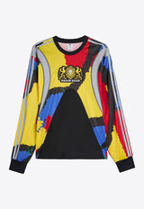 Adidas  X Brain Dead Printed Long-Sleeved Jersey T-shirt Multicolor JY7958CO/R_ADIST-BE