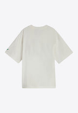 Adidas  X Brain Dead Graphic Print T-shirt White JY8688CO/R_ADIST-CW