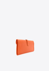 Jige Elan 29 Clutch in Orange Swift Leather