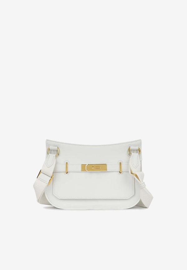 Hermès Mini Jypsiere in New White Swift Leather with Gold Hardware