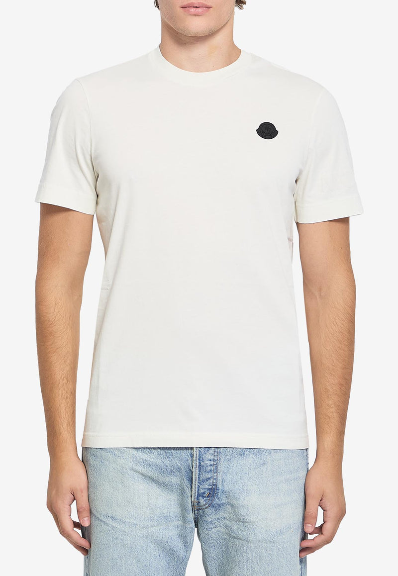 Moncler Logo Patch T-shirt White K20918C00039-89AYW-031