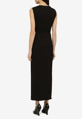 Calvin Klein Belted Sleeveless Maxi Dress K20K206545PL/O_CALVK-BEH