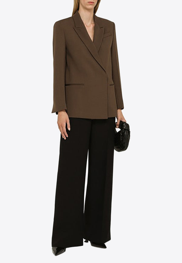 Calvin Klein Double-Breasted Tailored Blazer Brown K20K206715WO/N_CALVK-GWY