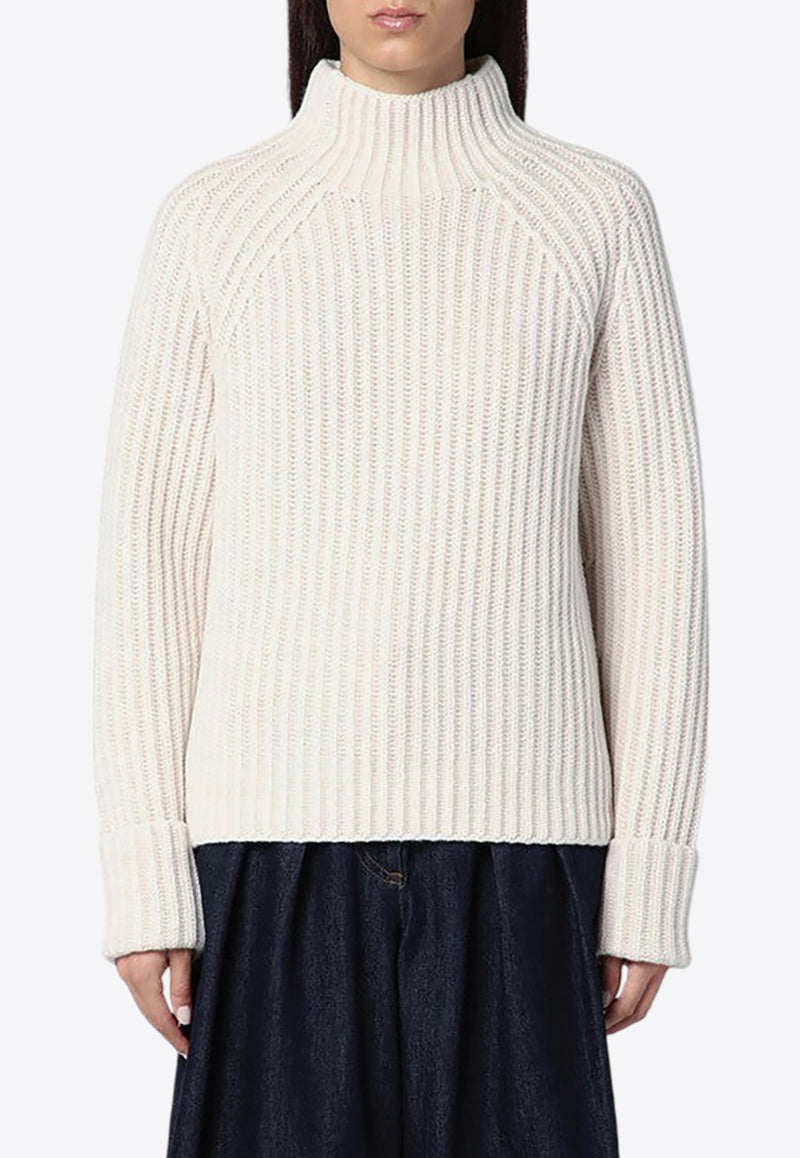 Calvin Klein Knitted Wool Turtleneck Sweater Ivory K20K207439WO/P_CALVK-0FC